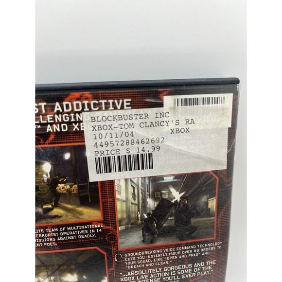 Tom Clancy's Rainbow Six 3 (Microsoft Xbox, 2003) Complete w/ Manual - Tested - Picture 3 of 7